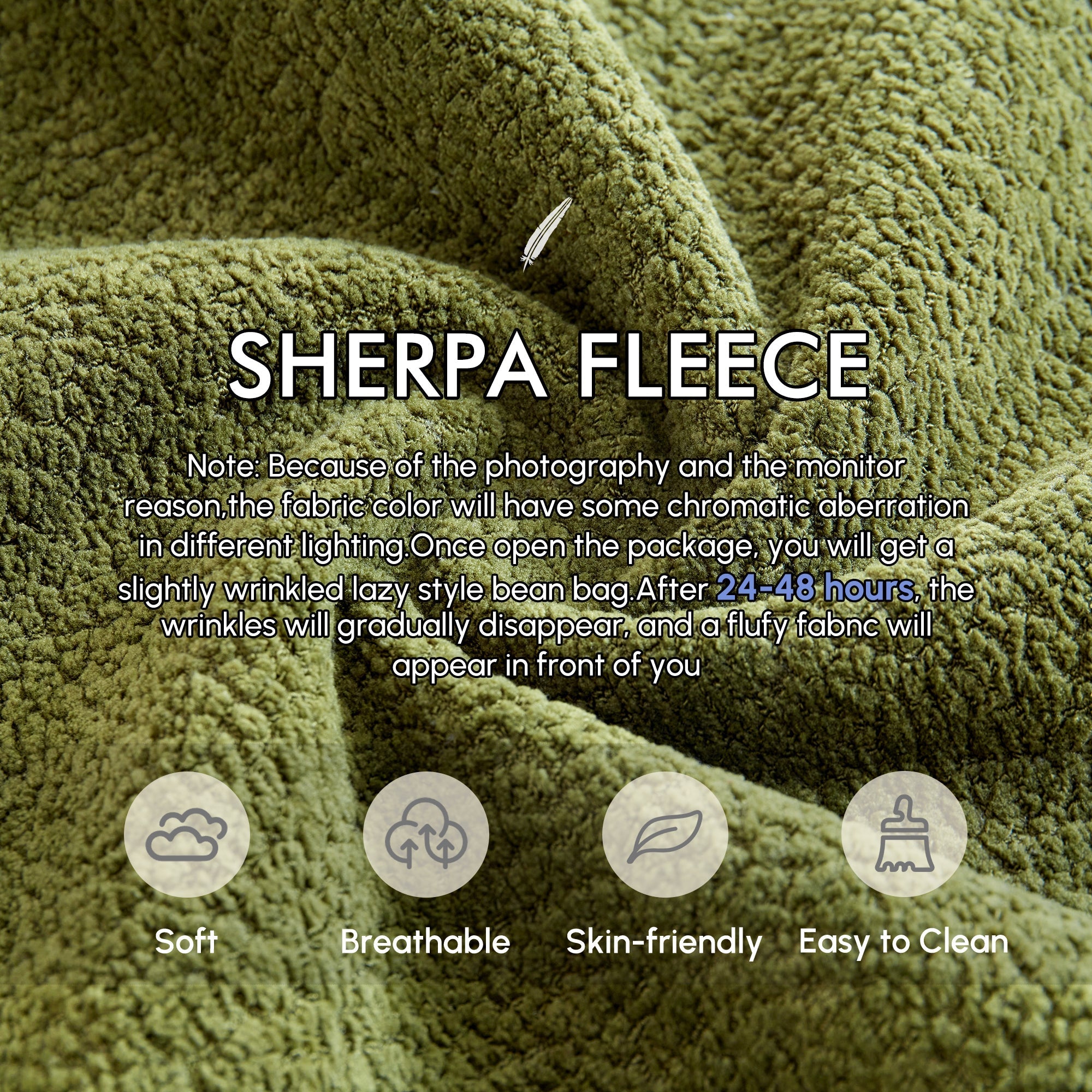 OVIOS 67'' Chaise Lounge Chair with Cup Holders, Plush Velvet Sofa Bed